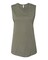 BELLA + CANVAS Women Muscle Tank Lightweight Airlume Cotton Casual Sleeveless Top